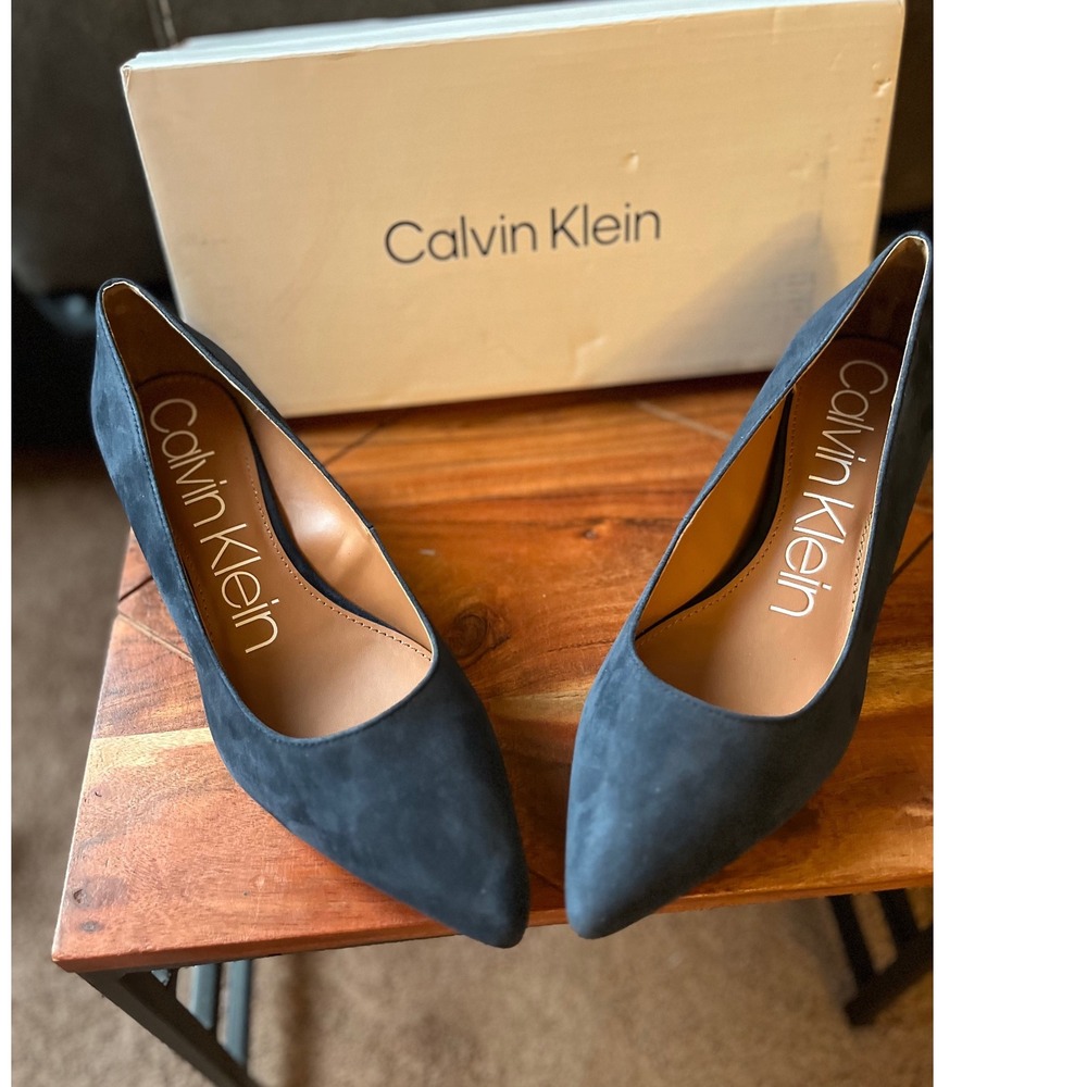 Calvin Klein Navy Blue Heels